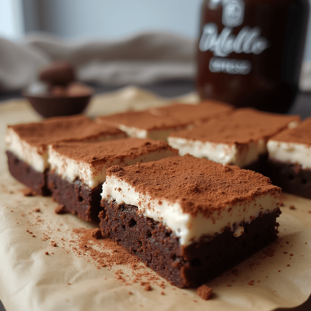 Tiramisu Brownies – Decadent Espresso Dessert Squares